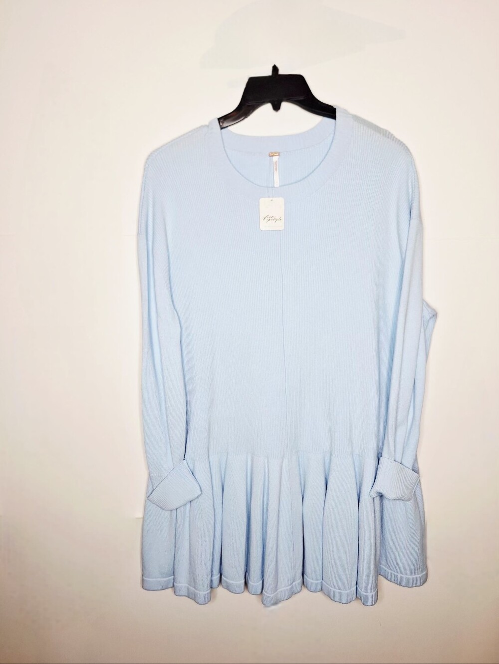NWT Free People"Warm, Preppy, & Free" Quite Luxury, Coquette Girl, Sweater Dress
